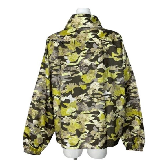 Nike Sportswear Jacket Womens 1X Floral Army Camo Full Zip Track 90s DM3307-325 - Picture 2 of 9